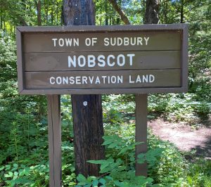 Nobscot Conservation Land Sign