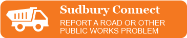 Sudbury Connect - Report a road or other public works problem
