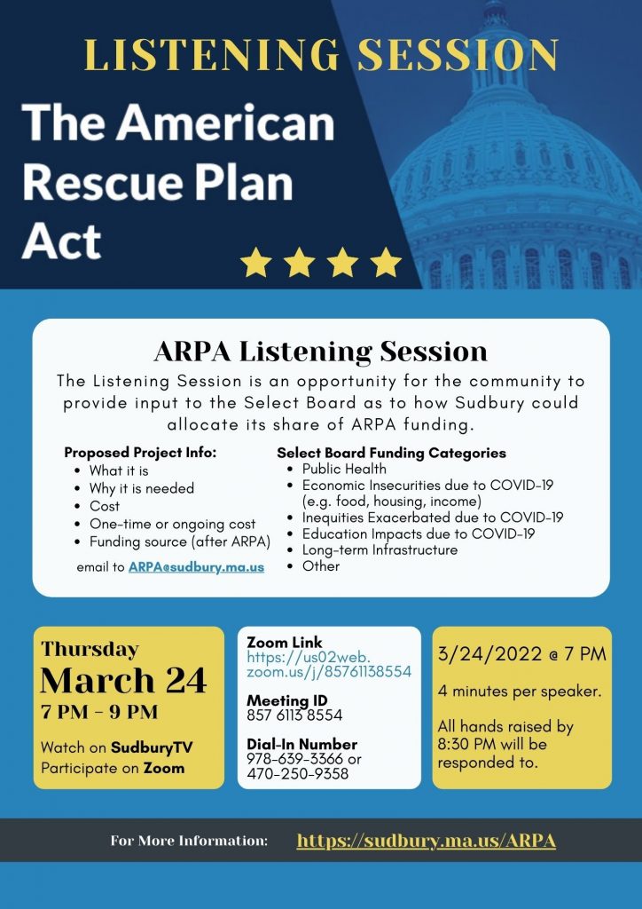 american rescue plan act of 2022 status