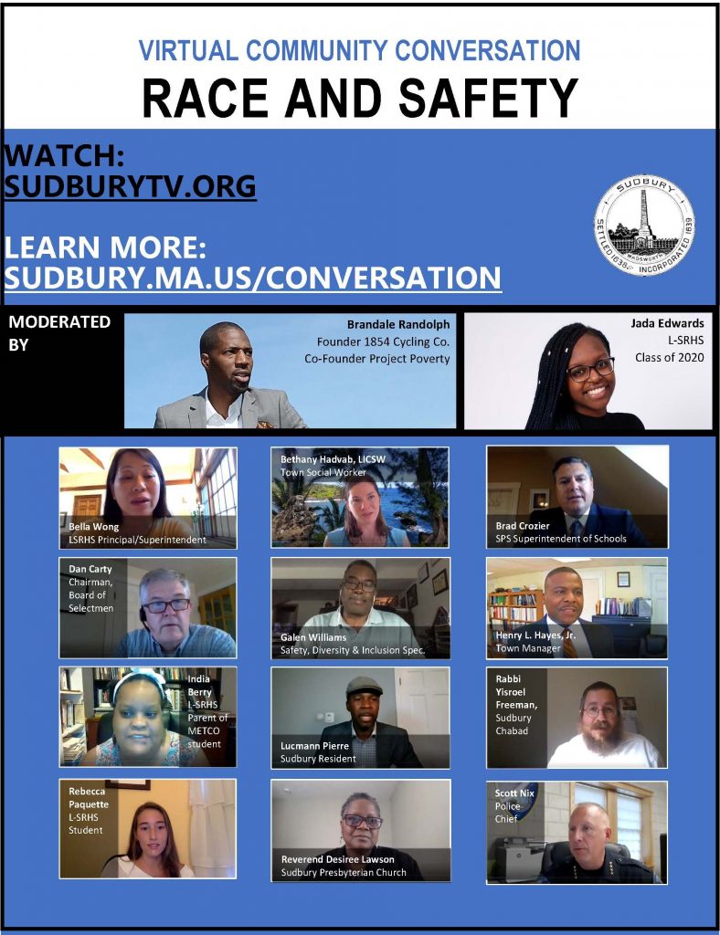 Watch the Community Conversation on Race and Safety program
